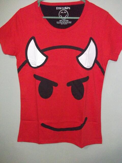 Ready&amp;PO Croptee,Polo shirt,V-neck shirt,T-shirt,Kaos&amp;bantal emoticon bb series