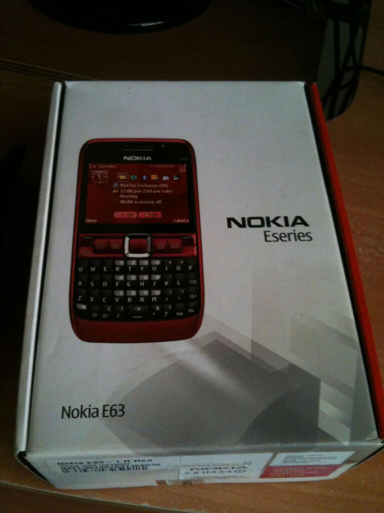 Jual Nokia E63 Red