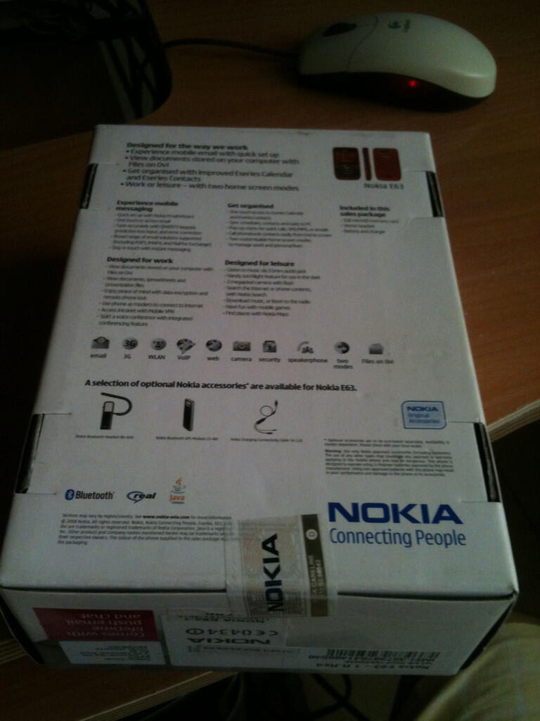 Jual Nokia E63 Red