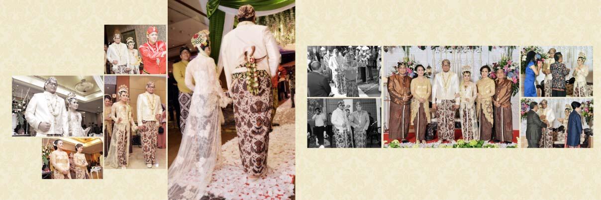 Hasil editan album wedding