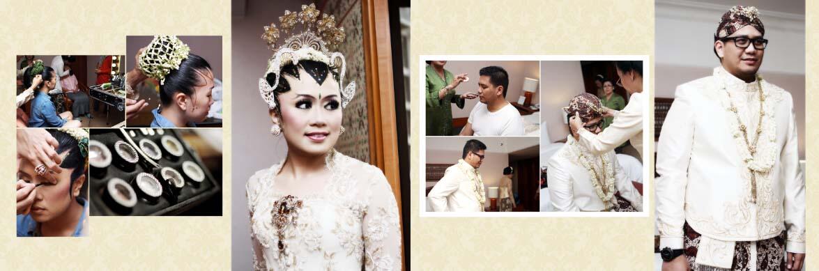 Hasil editan album wedding