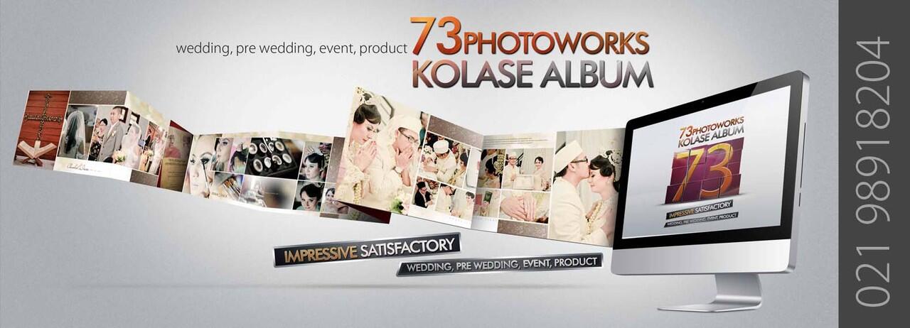 Hasil editan album wedding