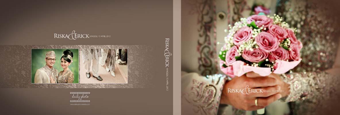 Hasil editan album wedding