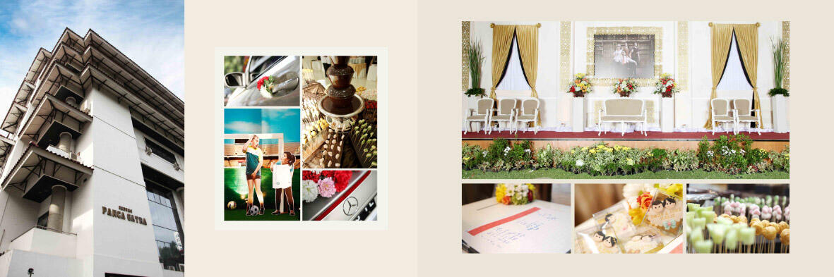 Hasil editan album wedding