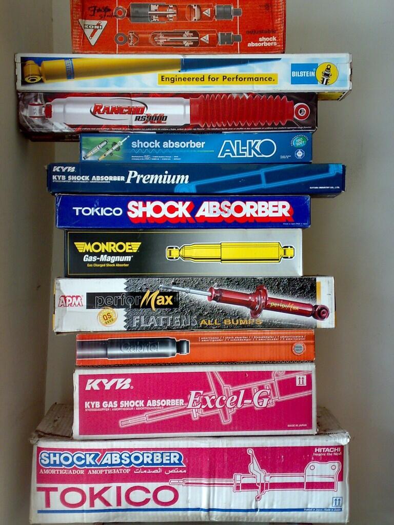 Berbagai type, merk Shock Breaker & Per Mobil