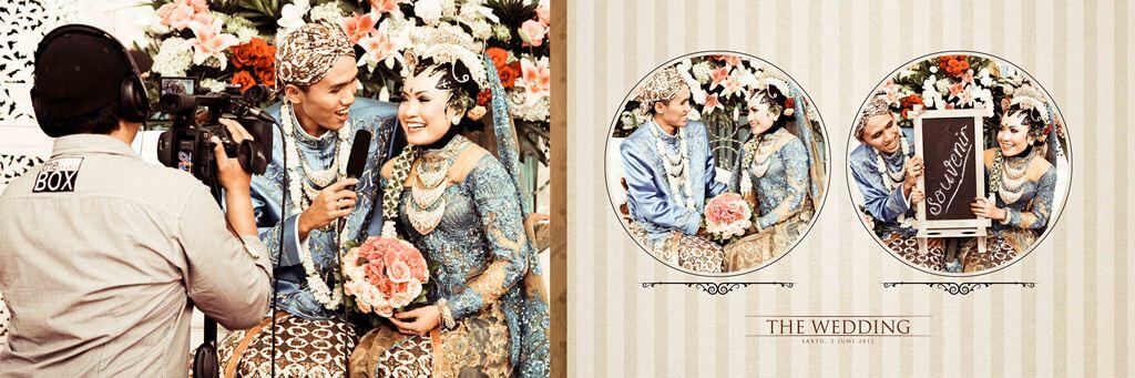 Hasil editan album wedding