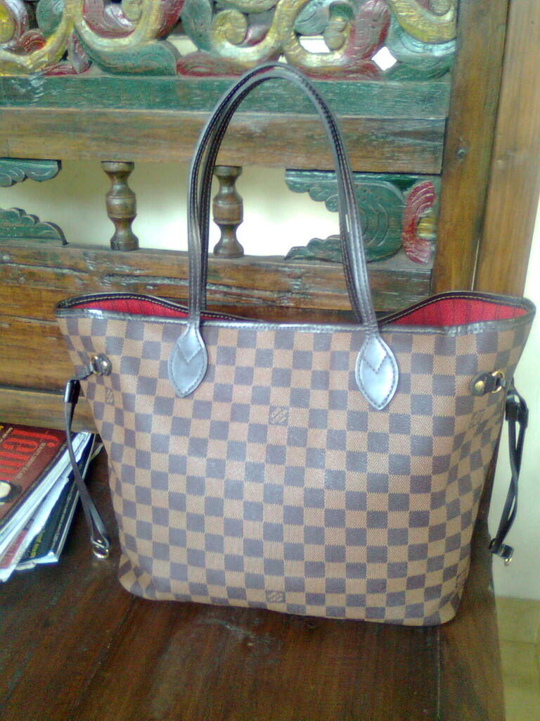  Tas  Branded  Original Second  LV NEVERFULL DAMIER KASKUS 