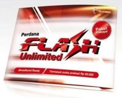 Perdana Telkomsel Flash Unlimited-Free 3 Bulan, XL HOTROD 3G+ Gratis 3 Bulan