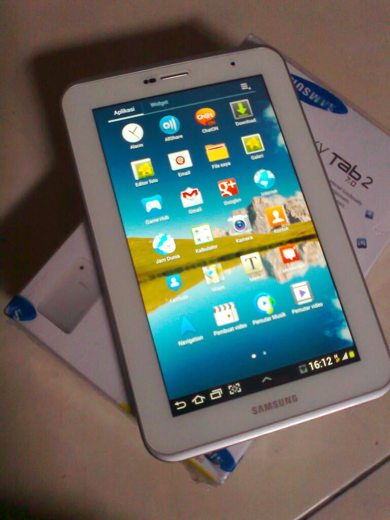 SAMSUNG GALAXY TAB.2 7.0 GT-P3100 WHITE 2ND KONDISI MULUS 