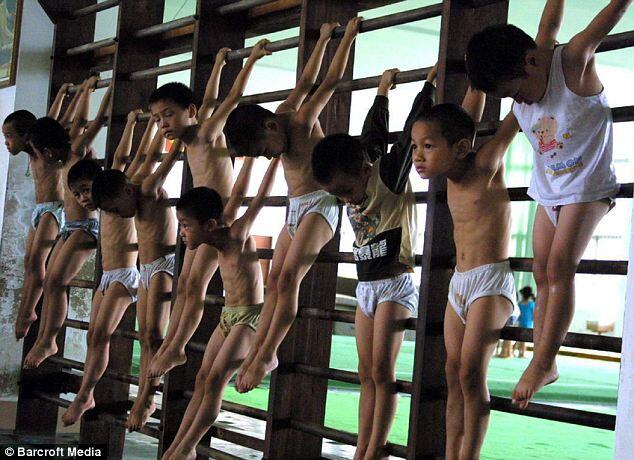 Kerasnya Latihan Para Calon Atlet Cilik China