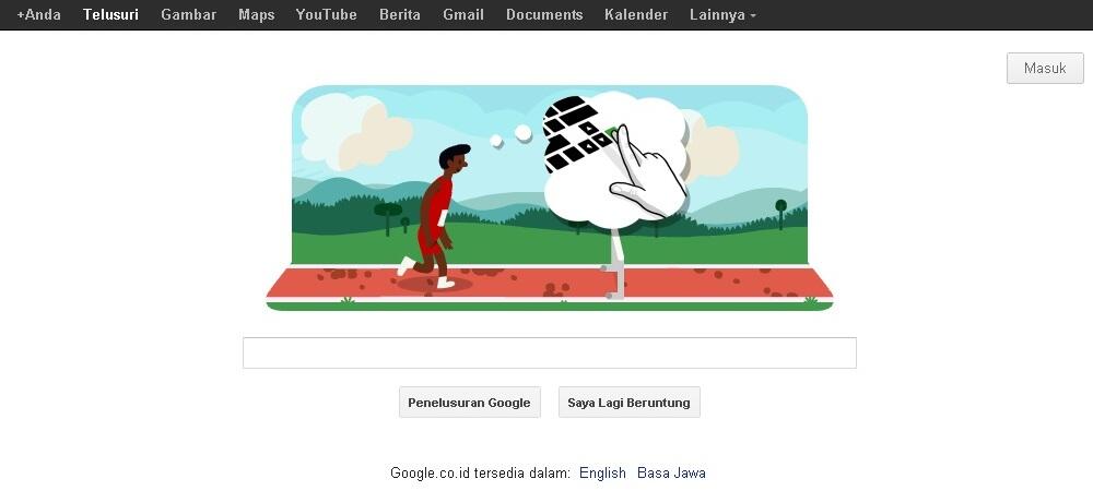 Tampilan GOOGLE versi Olimpiade yang Lucu Gan