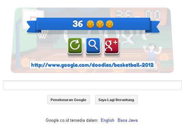 medali emas di logo Google