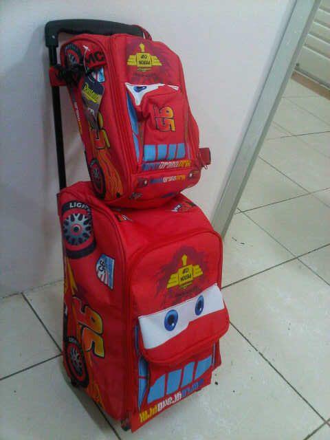 JUAL TAS TRAVEL ANGRY, HELLO KITTY, CARS