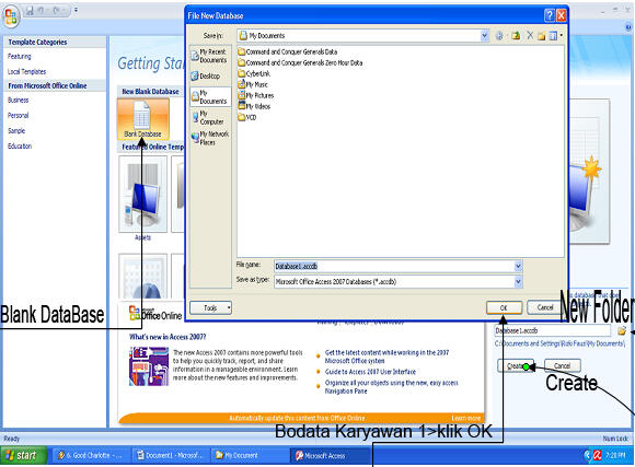 Belajar microsoft access 2007