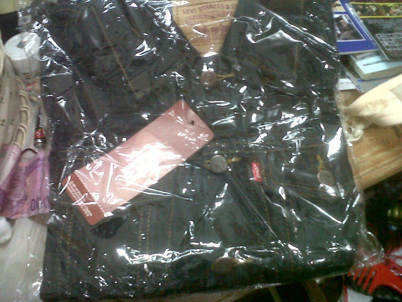 Jaket Jeans Levis pria dan wanita warna lengkap hoodie ariel reseller dropship masuk
