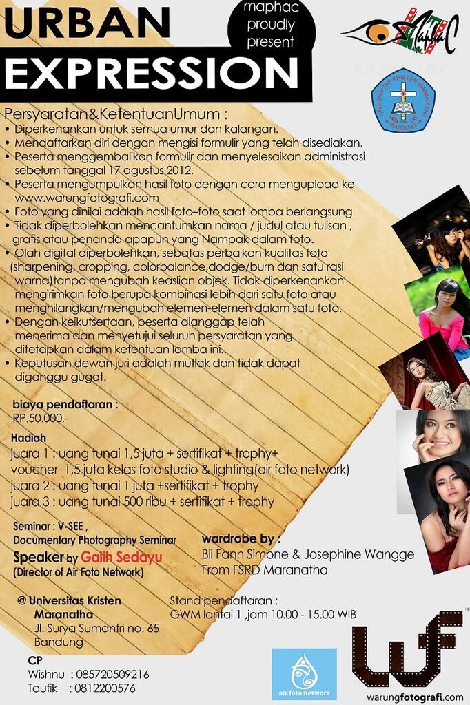 Lomba Foto + Seminar "URBAN EXPRESSION"