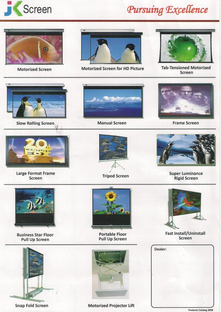 DISRIBUTOR TUNGGAL SCREENP PROJECTOR JK-VISION-SCREEN PRO