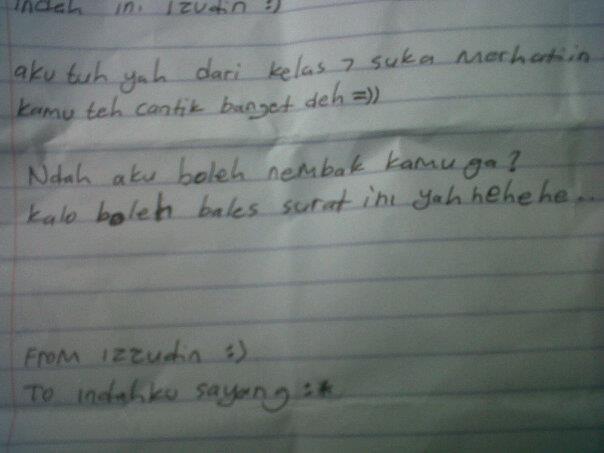 Kelakuan anak smp nembak cewe so sweet banget