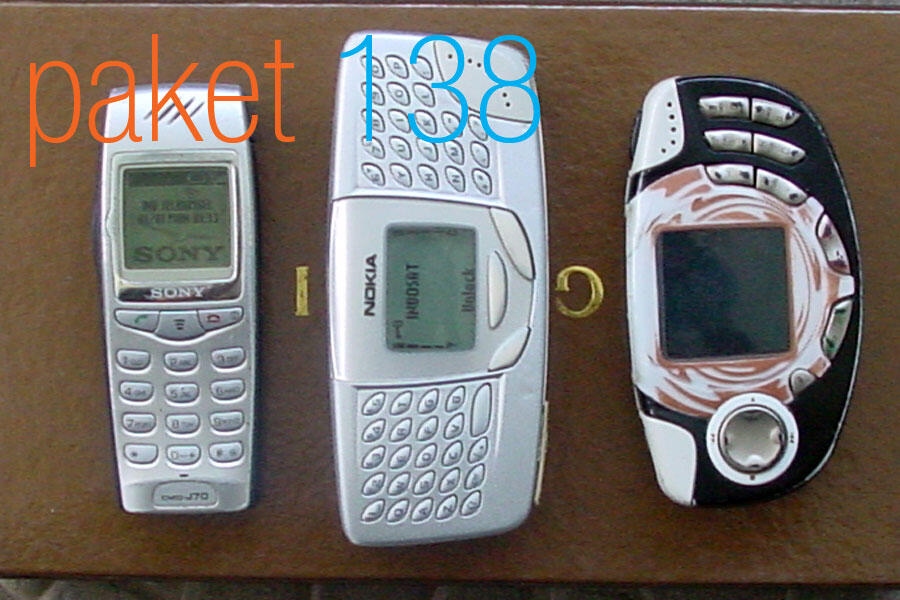 Terjual Jual HP Jadul Paket 138: Nokia 5510, 3300 & Sony 