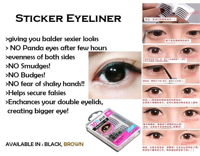 STIKER / ISOLASI EYELINER READY, MURAH! SURABAYA