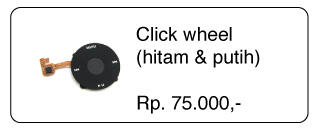 SparePart iPod Classic Paling Lengkap