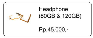 SparePart iPod Classic Paling Lengkap