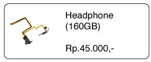 SparePart iPod Classic Paling Lengkap