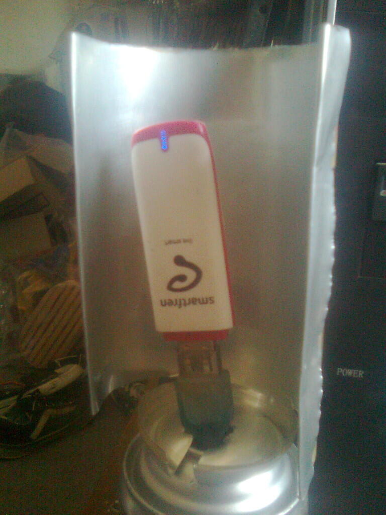 cara membuat antena modem smartfren. dijamin kenceng