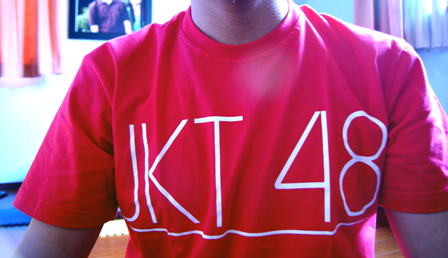 produksi kaos unofficial JKT48 tanggal 5 sep