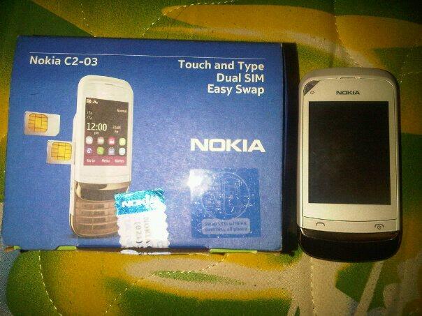 NOKIA C2-03 WHITE MULUS - NO CACAT