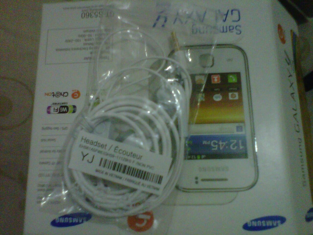 TERJUAL EARPHONE ORI BAWAAN SAMSUNG GALAXY Y (SEMI IEM) SURABAYA