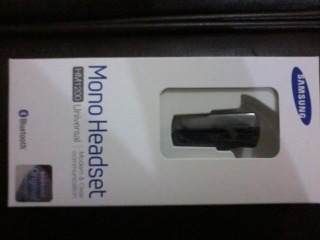 Headset Bluetooth Samsung HM 1200 Ori + Bonus