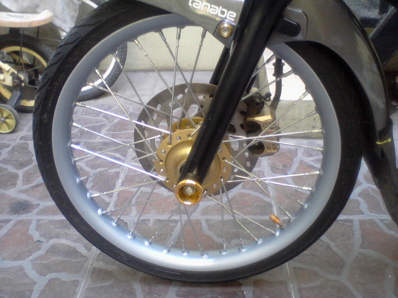 Velg TDR Depan COMET Belakang Satria Fu Pnp Banyak Bonus Gan