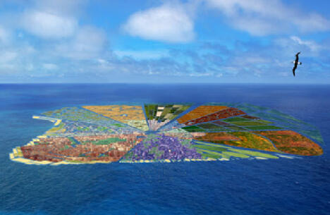 Pulau Sampah Pacific Vortex Inspirasi Pulau Hunian Berbahan Sampah Recycle Island