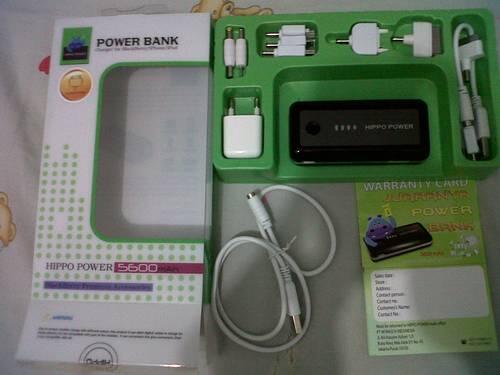 Hippo Power Bank 5600 / 5800 mAh Original 100% Dijamin Termuraaah se-Kaskus !!!