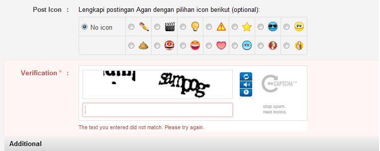 Captcha Kaskus Harus Isi Semua