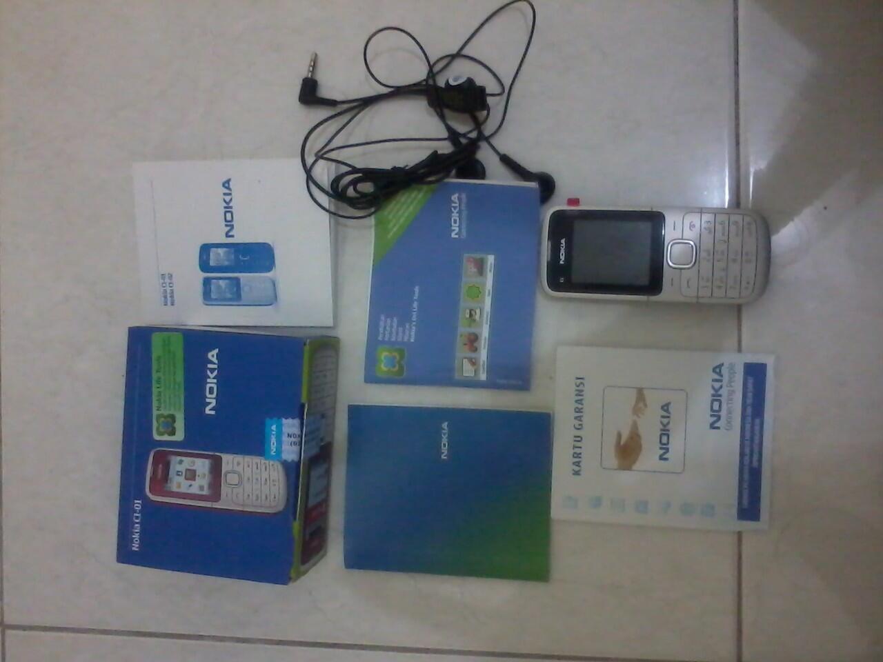 JUAL - Nokia C1-01 garansi Agustus 2013