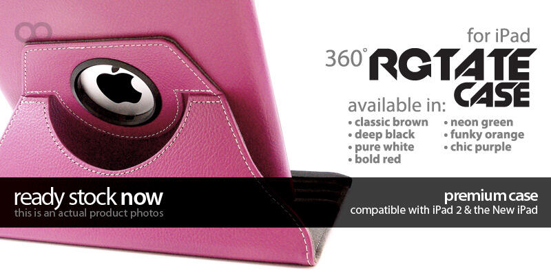 Rotate Case for iPad 2 / New iPad