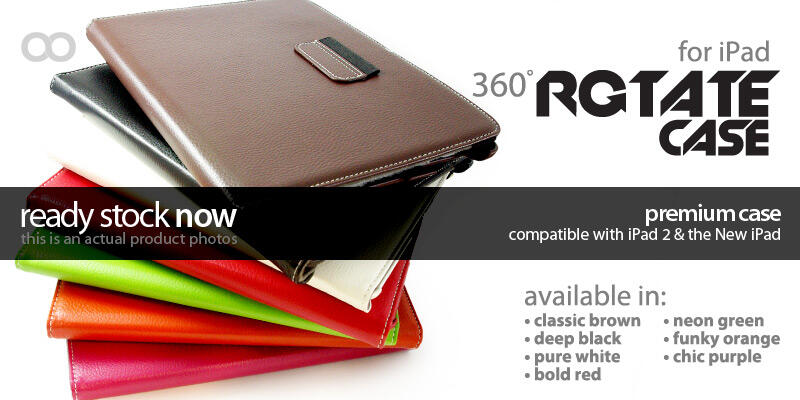 Rotate Case for iPad 2 / New iPad