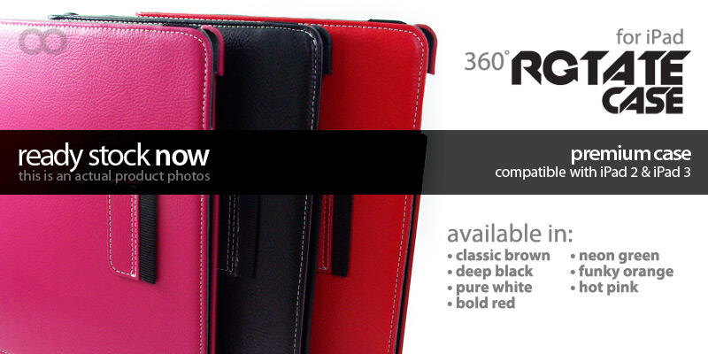Rotate Case for iPad 2 / New iPad