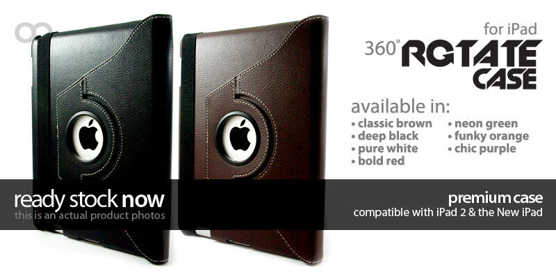 Rotate Case for iPad 2 / New iPad
