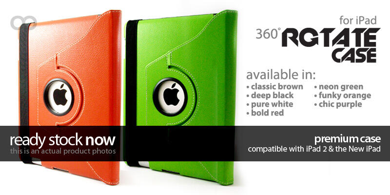 Rotate Case for iPad 2 / New iPad