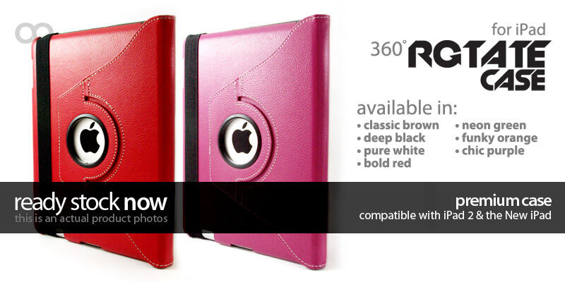 Rotate Case for iPad 2 / New iPad