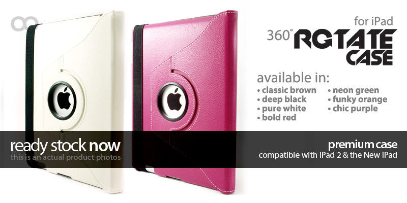 Rotate Case for iPad 2 / New iPad