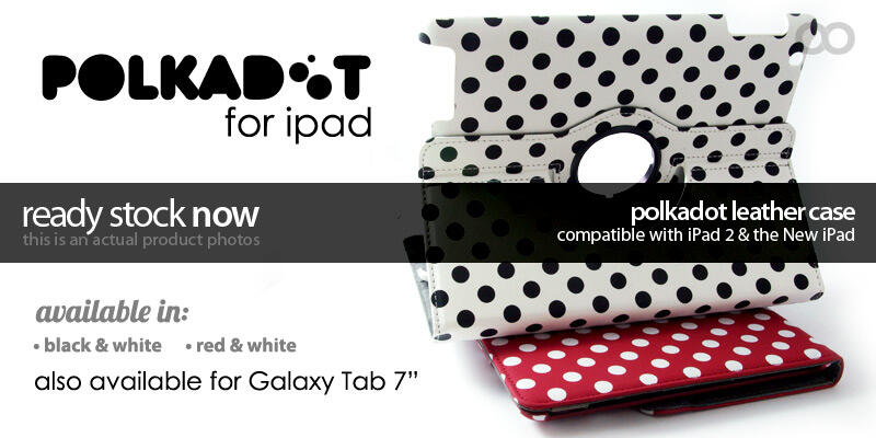 Polkadot Case for iPad and Galaxy Tab 7