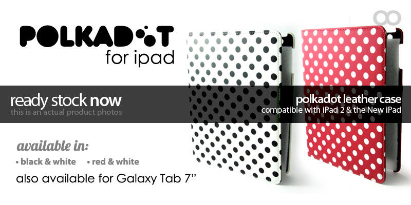 Polkadot Case for iPad and Galaxy Tab 7