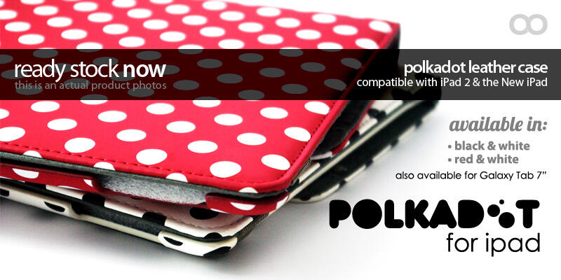 Polkadot Case for iPad and Galaxy Tab 7