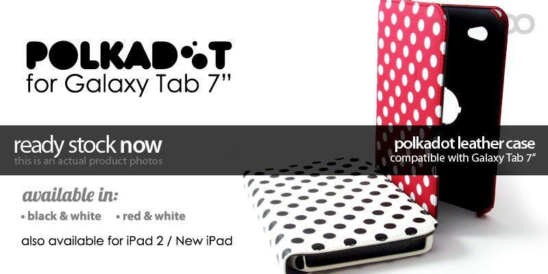 Polkadot Case for iPad and Galaxy Tab 7