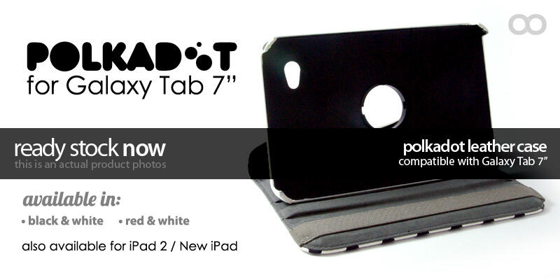 Polkadot Case for iPad and Galaxy Tab 7