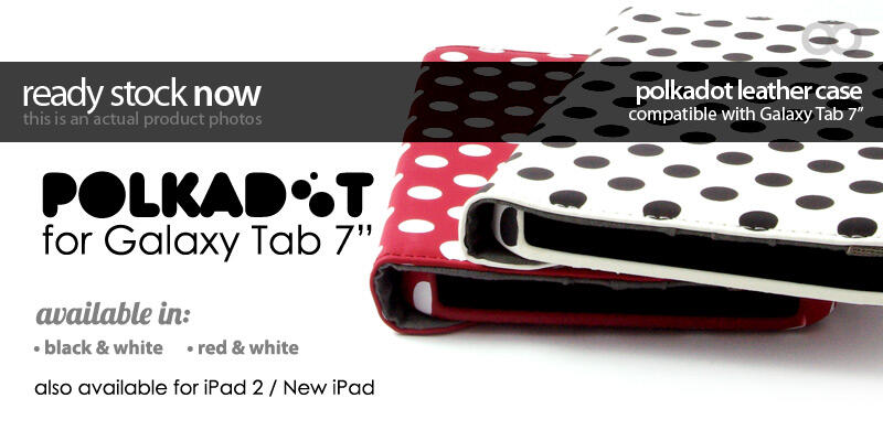 Polkadot Case for iPad and Galaxy Tab 7
